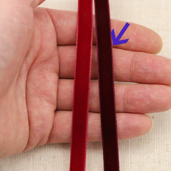 Maroon Velvet Choker Maroon Swiss velvet Adjustable Necklace red Chokers (#52) - Picture 8 of 12